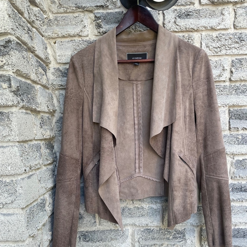 Le Chateau Open-Front Lightweight Cardigan/Jacket